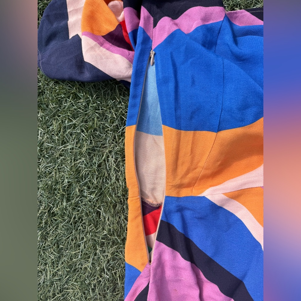 ✨Farm Rio Colorful Geometric Patterned Dress - Picture 5 of 5
